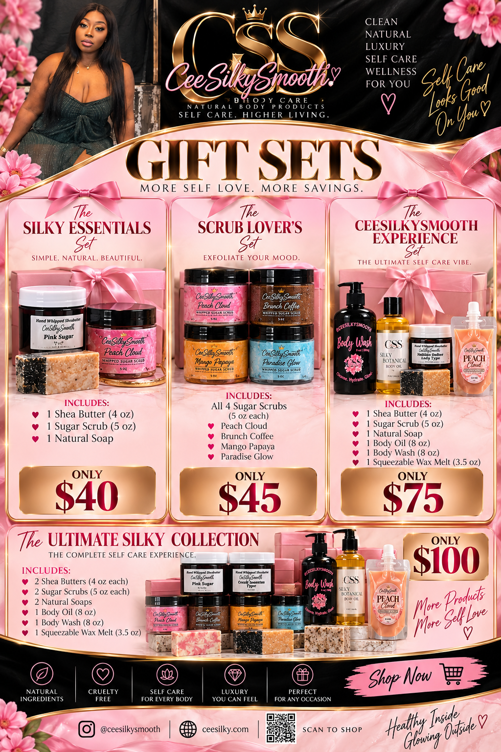 CeeSilkySmooth Gift Sets | Self Care Collections